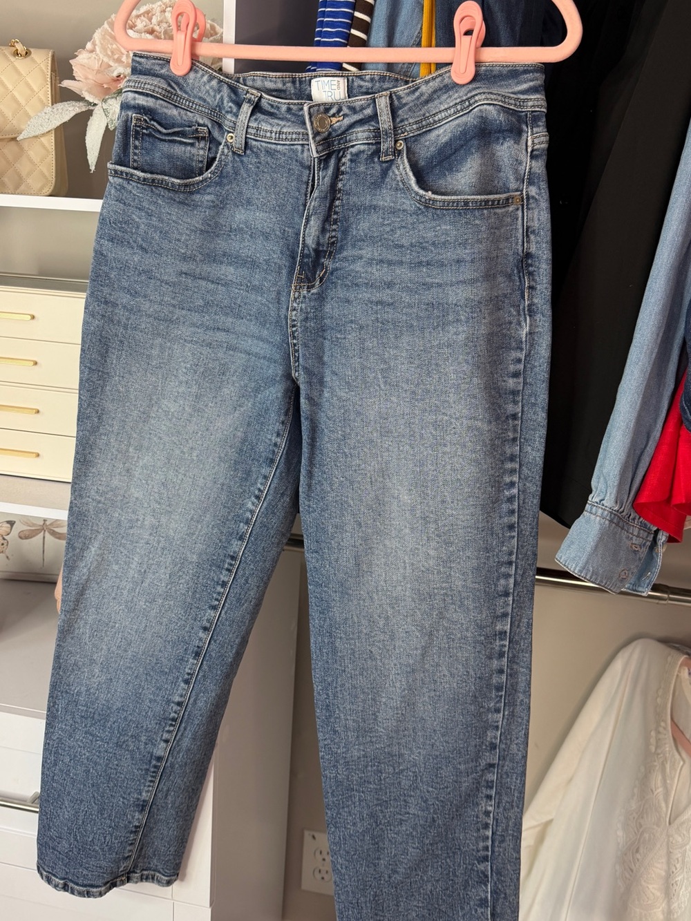 Time and Tru Women's High-Rise Jeans - Medium Blue Wash